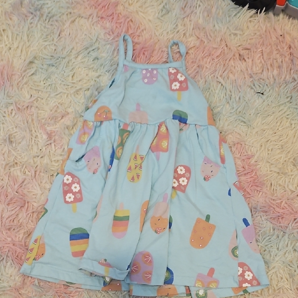 Garanimals Blue Pleated Halter Sundress Casual
